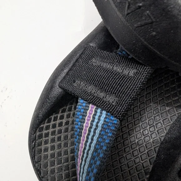 Chaco Black and Blue Strappy Sandals - Picture 8 of 8